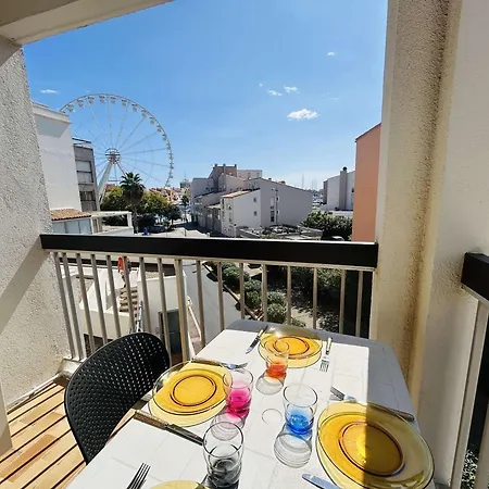 2 Pers. Au Cap D'agde, Loggia Ensoleillee - Fr-1-249-464 Apartament *